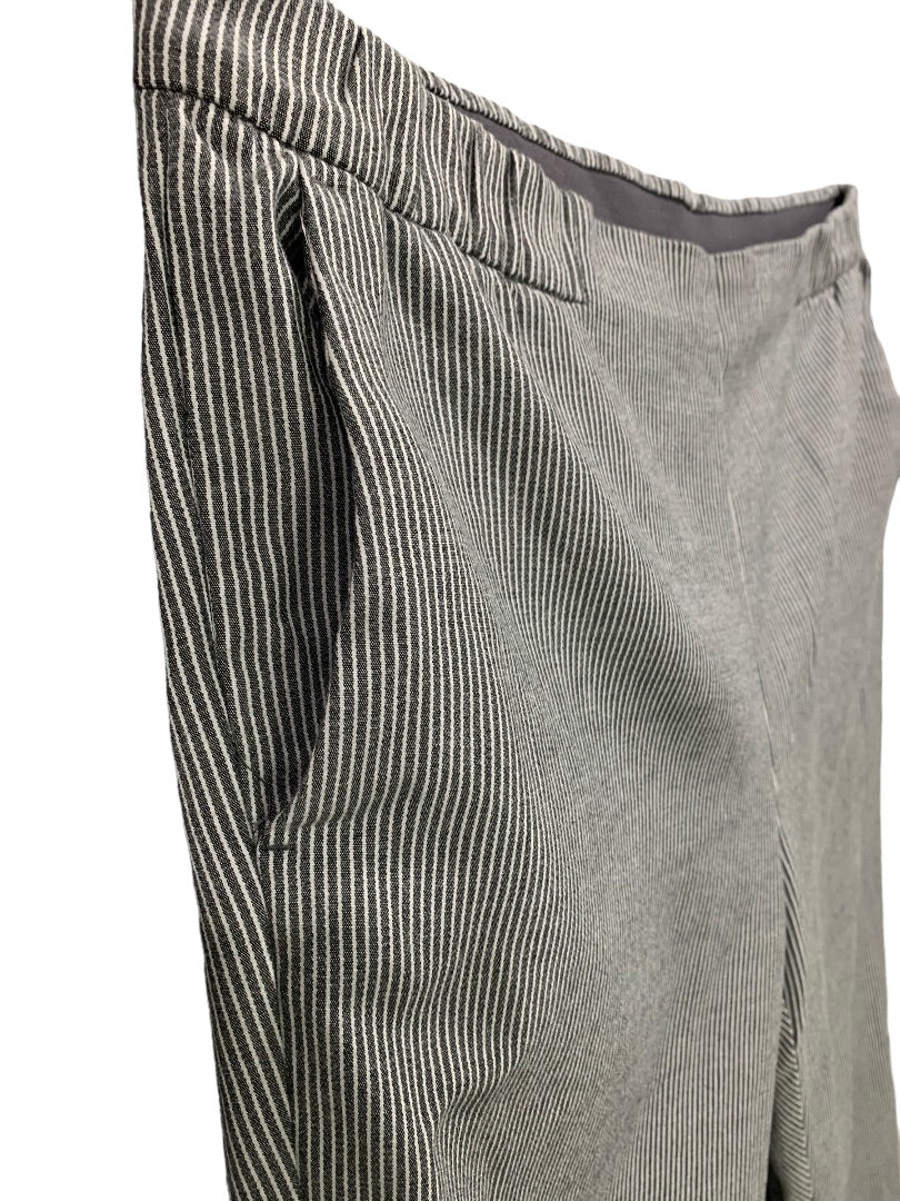 22 J.Jill Women's Plus Size Pull On Essential Slim Ankle Pants Pockets Gray