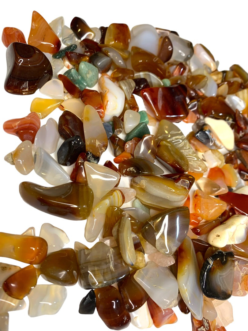 Lot of Assorted Polished Rocks Stones 1 Pound Varying Size and Colors Jewelry Making