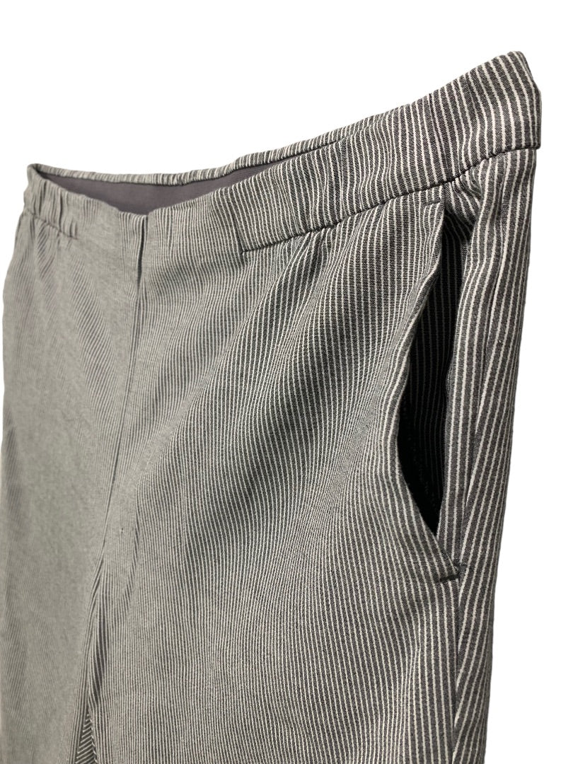 22 J.Jill Women's Plus Size Pull On Essential Slim Ankle Pants Pockets Gray