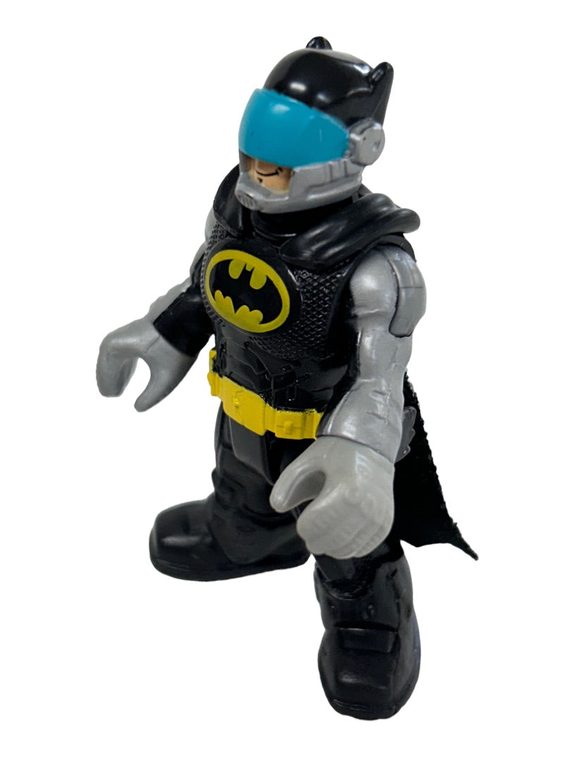 Imaginext DC Batman Figure Black Yellow Silver Arms Firefly S14