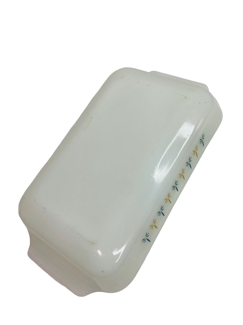 Anchor Hocking Fire-King 1 1/2 Quart USA Candle Glow #432 Baking Dish