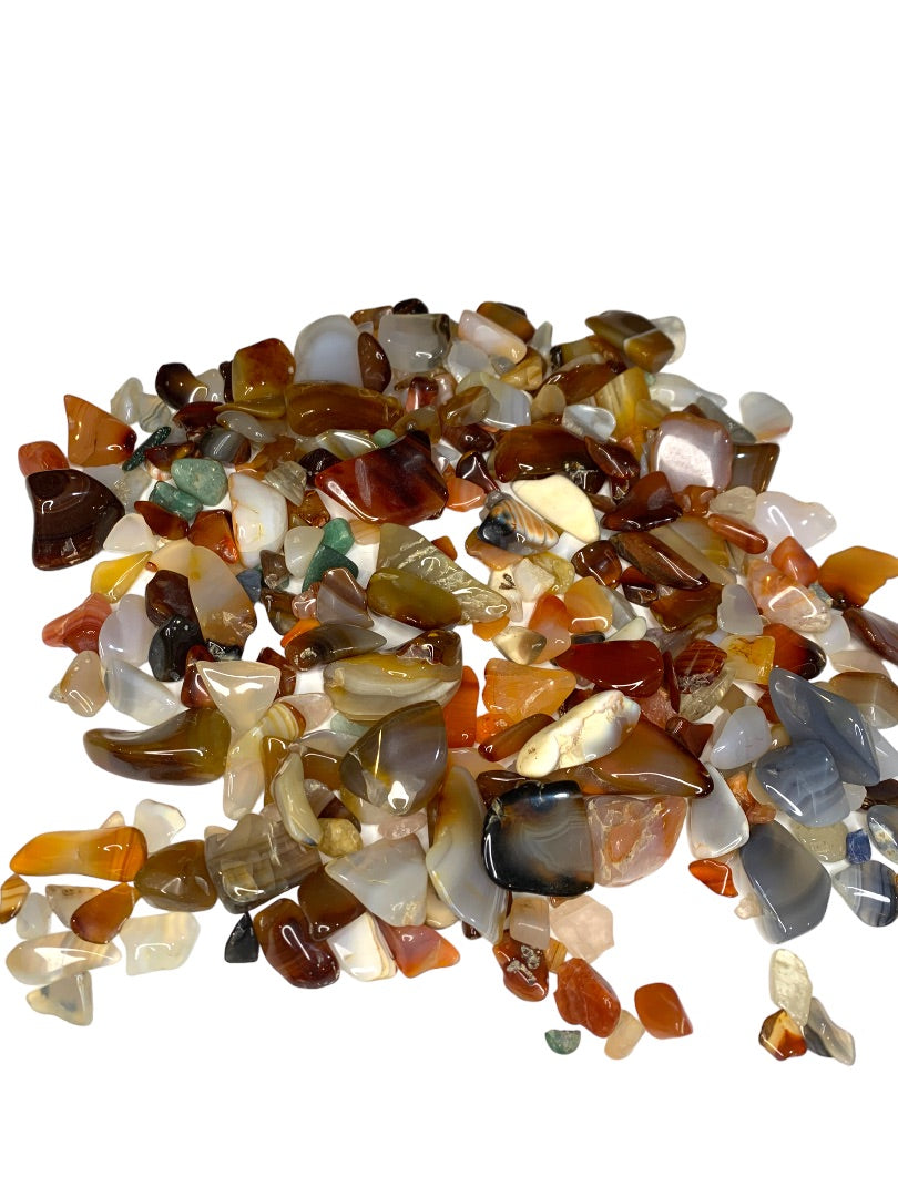 Lot of Assorted Polished Rocks Stones 1 Pound Varying Size and Colors Jewelry Making