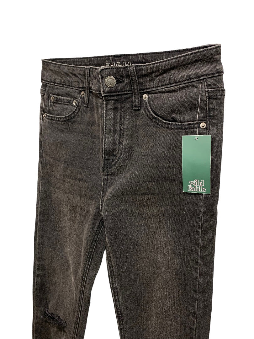 Size 00 Wild Fable Women's Black New Skinny High Rise Jeans