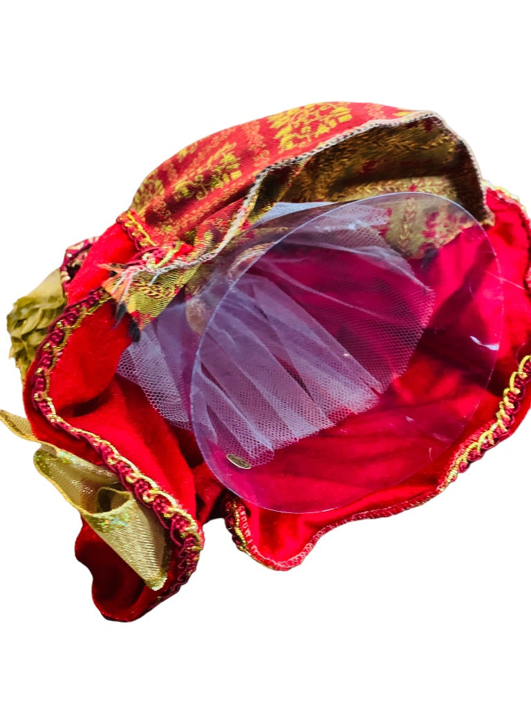 Santa's Workshop Diva Angel Tree Topper Red 16" Christmas Holiday