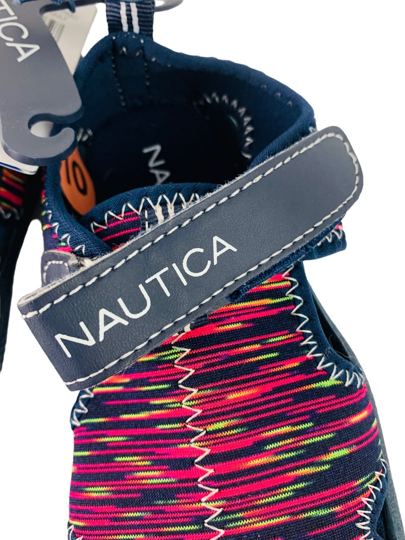 10 Nautica Toddler New Bump Toe Water Shoes Sandals Kettle Gulf Bright Pink