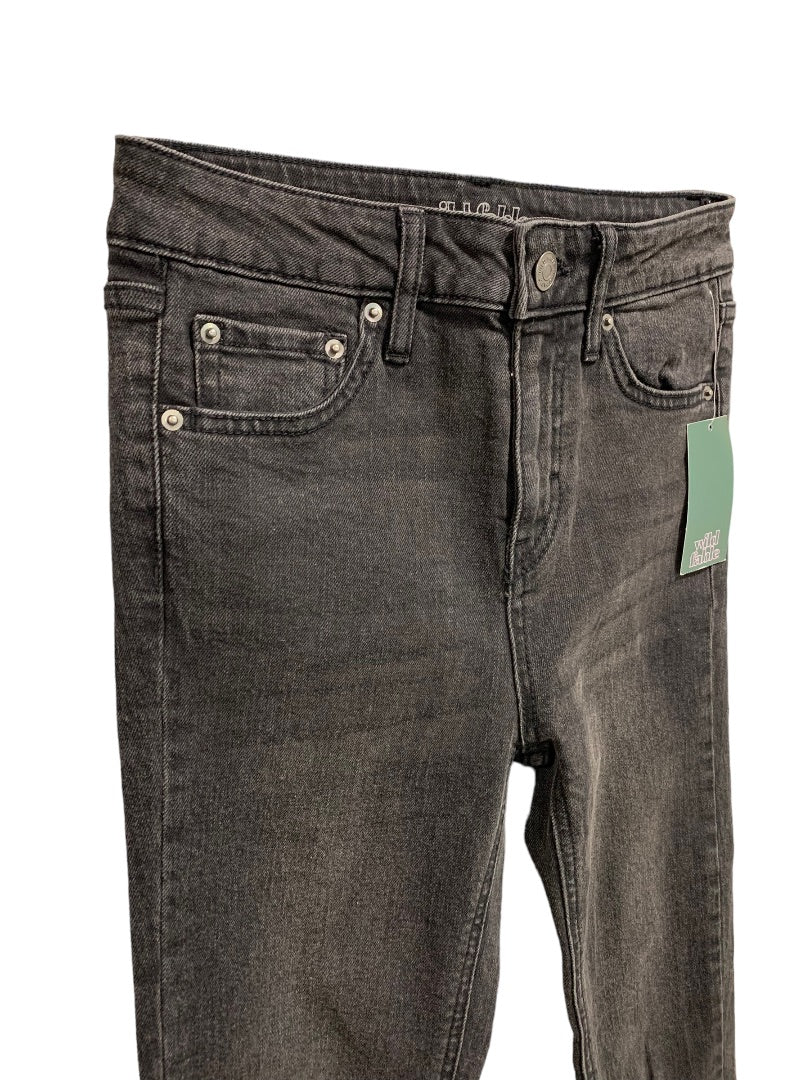 Size 00 Wild Fable Women's Black New Skinny High Rise Jeans