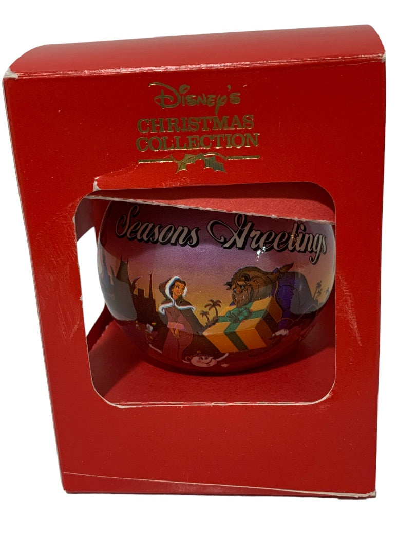 1992 Disney's Chrimas Collection Ornament Princesses Glass Ball