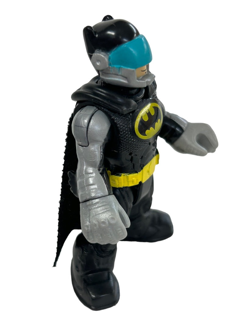 Imaginext DC Batman Figure Black Yellow Silver Arms Firefly S14