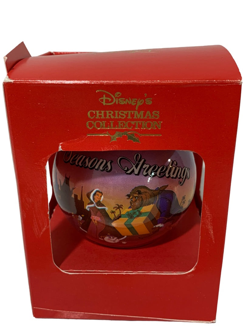 1992 Disney's Chrimas Collection Ornament Princesses Glass Ball