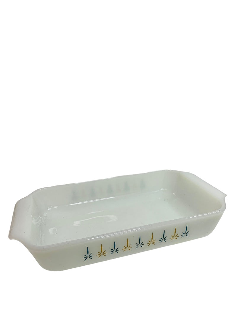 Anchor Hocking Fire-King 1 1/2 Quart USA Candle Glow #432 Baking Dish