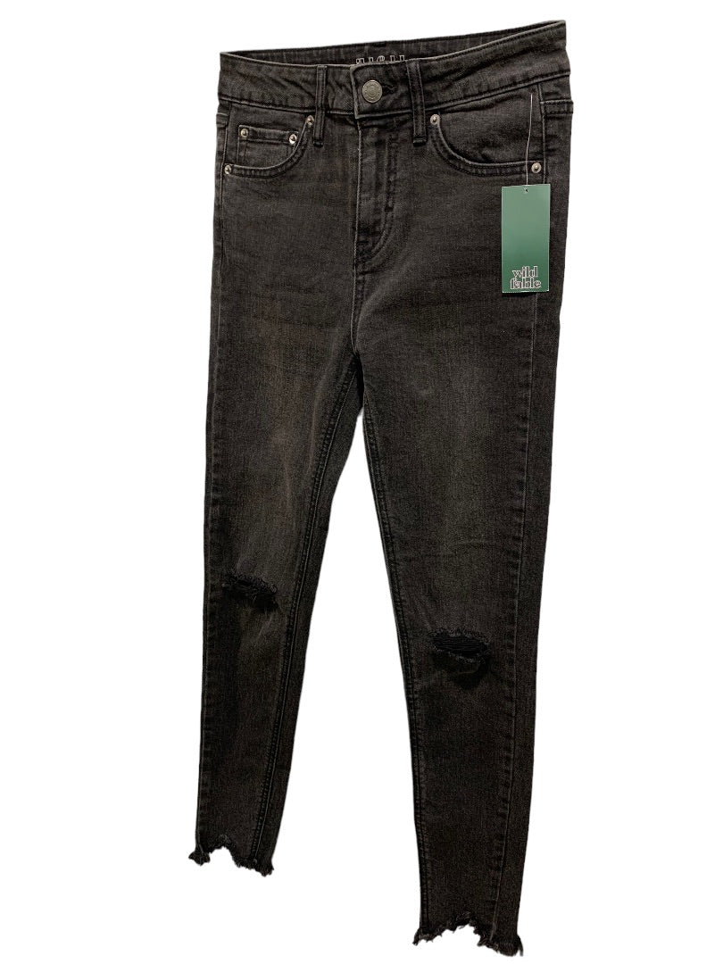 Size 00 Wild Fable Women's Black New Skinny High Rise Jeans