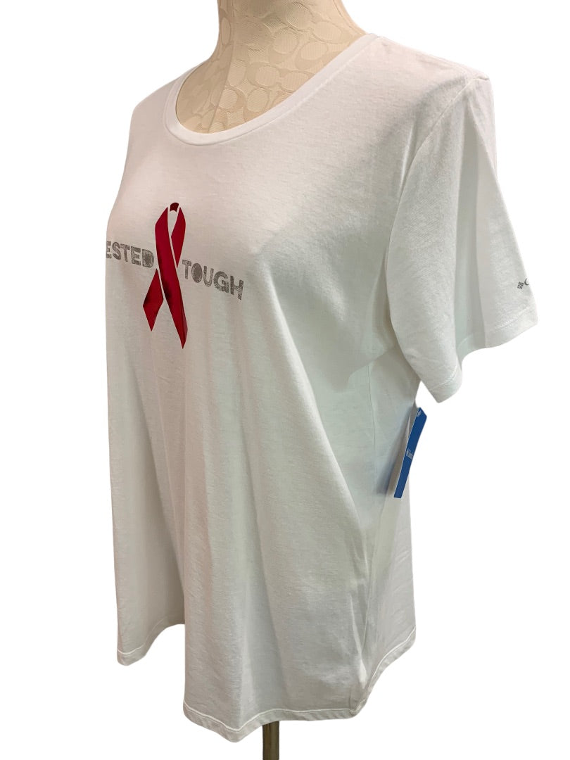 1X Columbia "Tested Tough" Women's New Forest Park Short Sleeve Tshirt