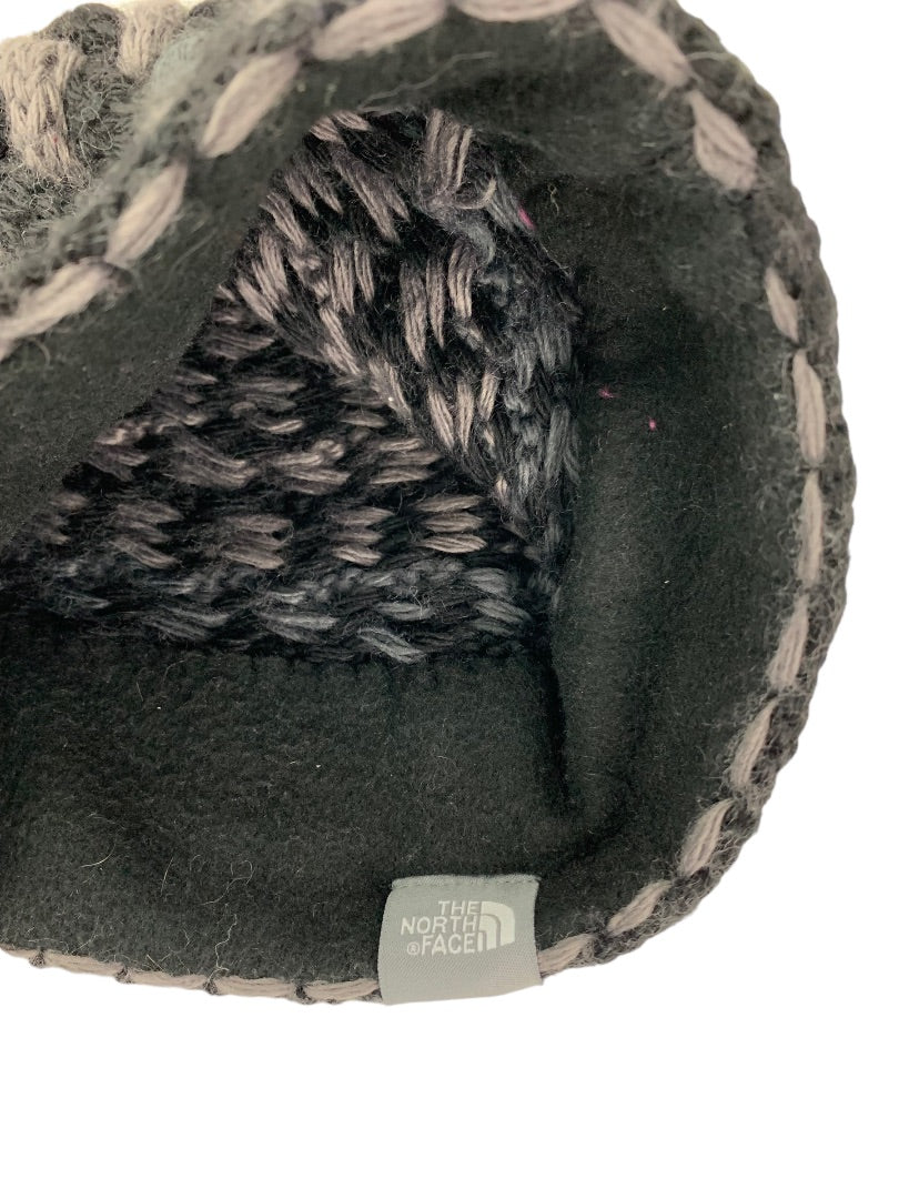 The North Face Adult Unisex Wool Blend Winter Beanie Hat Gray Black