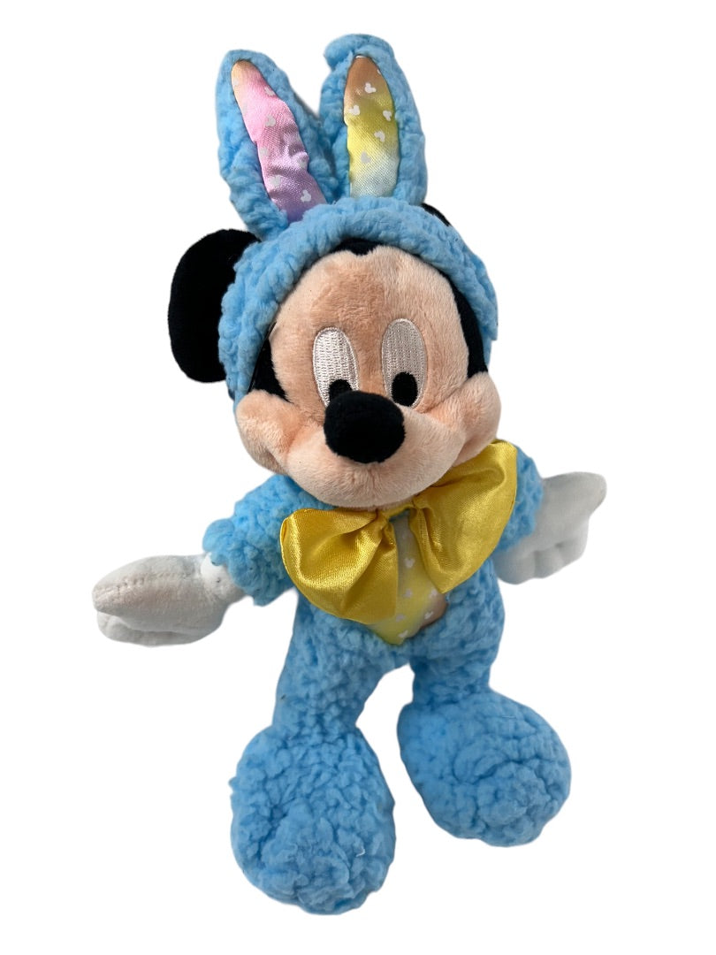 2008 Easter Mickey Mouse Plush Stuffed Animal Mickey Bunny Disney 11"h