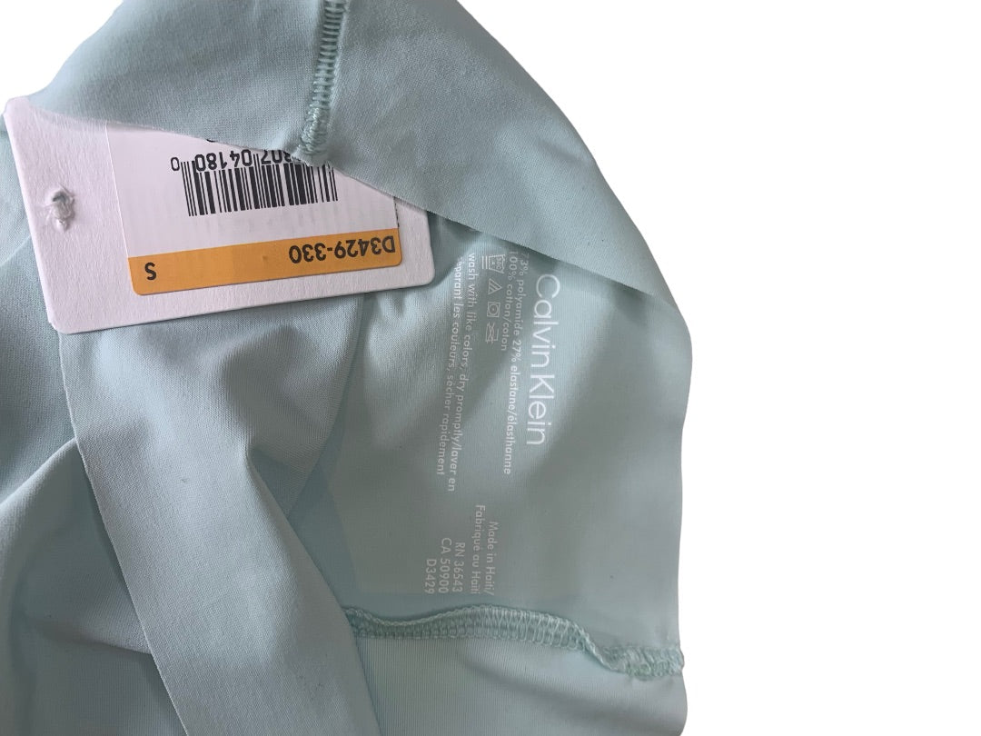 Small Calvin Klein New Women's Invisibles Hipster Panty Aqua Blue D3429-330