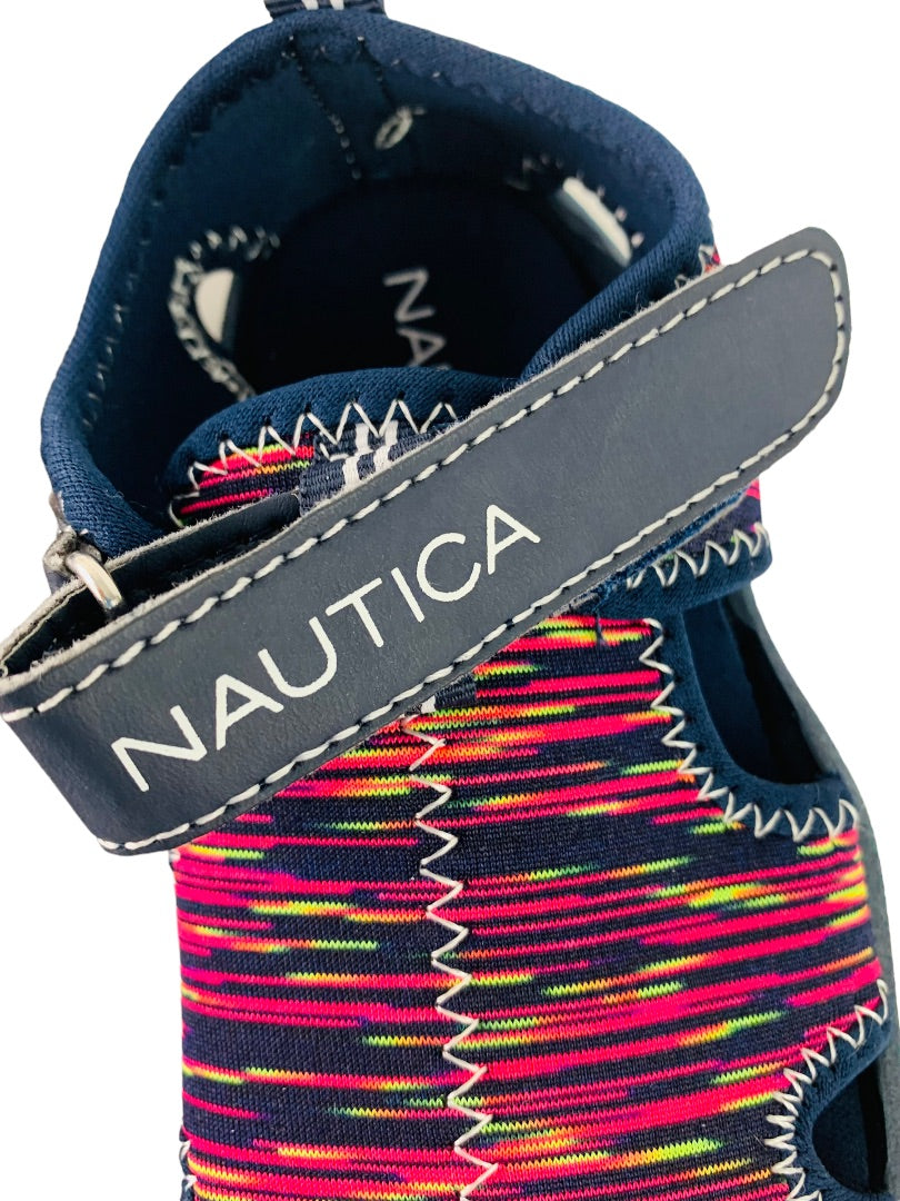 9 Nautica Toddler New Bump Toe Water Shoes Sandals Kettle Gulf Bright Pink