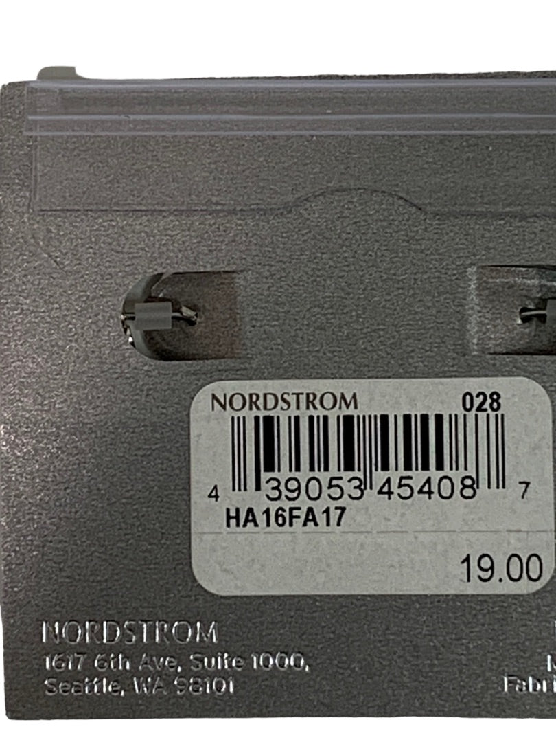 Nordstrom New Silvertone Piereced Earrings Nickel Free 3/4" Diameter