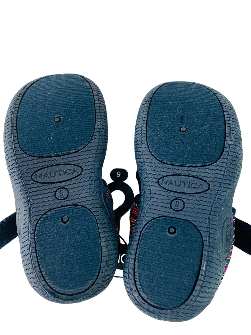 9 Nautica Toddler New Bump Toe Water Shoes Sandals Kettle Gulf Bright Pink