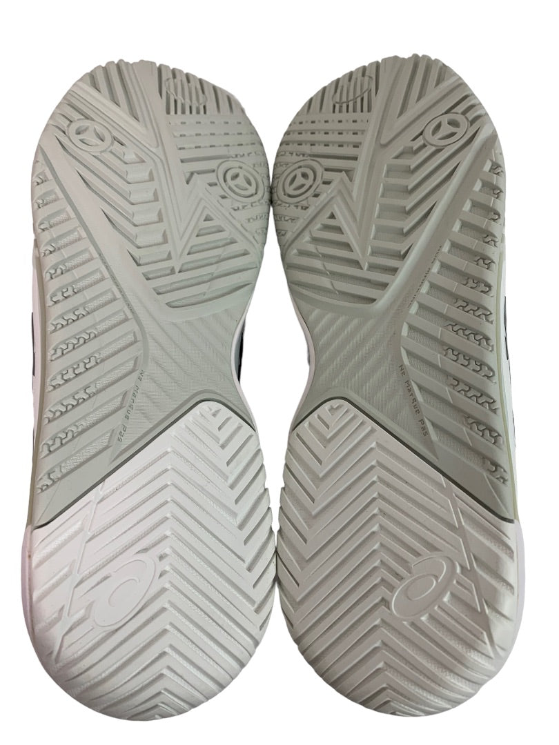 Size 12 Asics Women's Gel Resolution 8 White Black Sneaker 1042A072 New