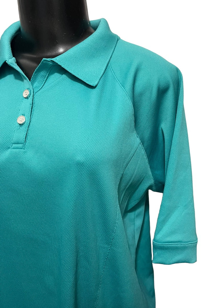 XXL Sport Haley Short Sleeve Collared Womens Top NWT
