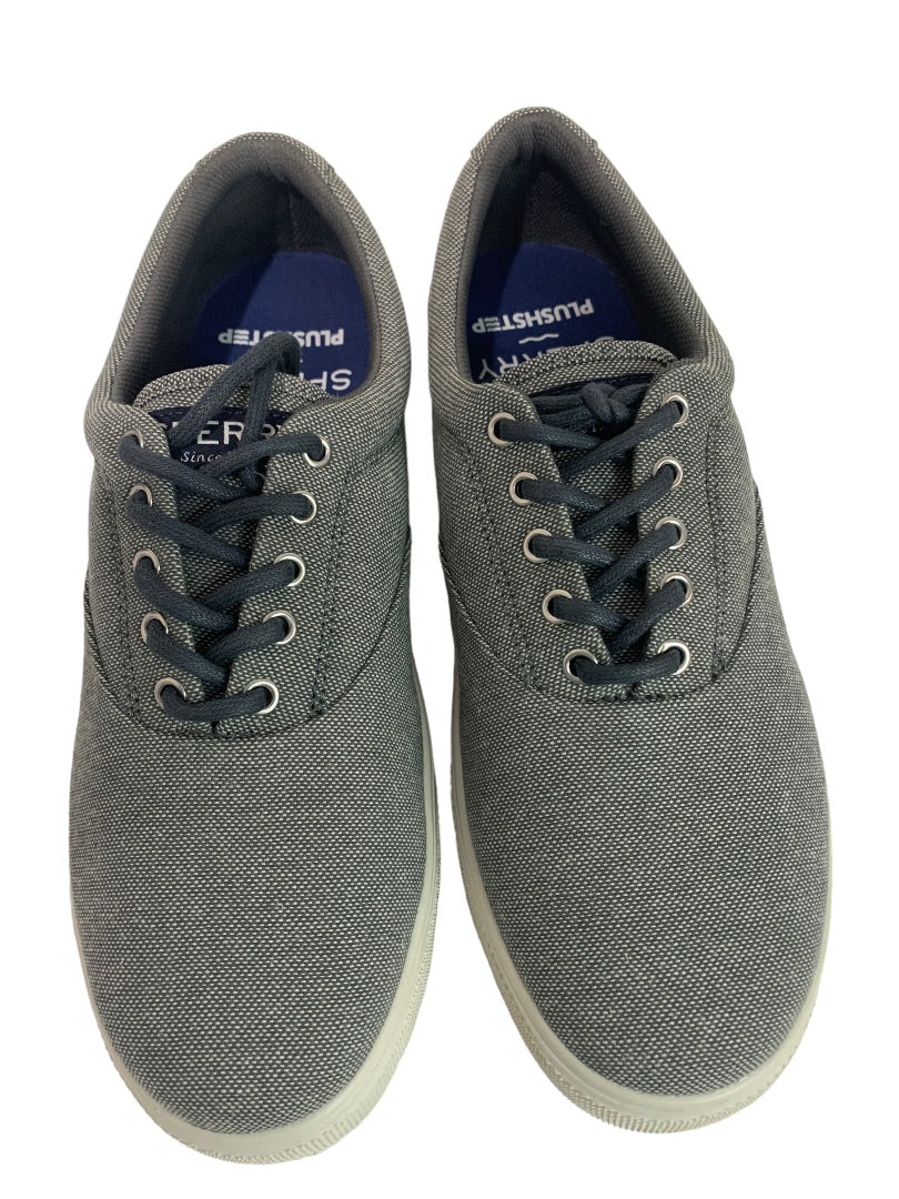 Size 8.5 Sperry PlushStep New Men's Halyard Baja Gray Casual Lace Up Shoes STS25088