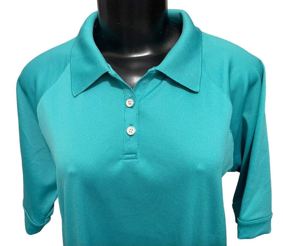 XXL Sport Haley Short Sleeve Collared Womens Top NWT