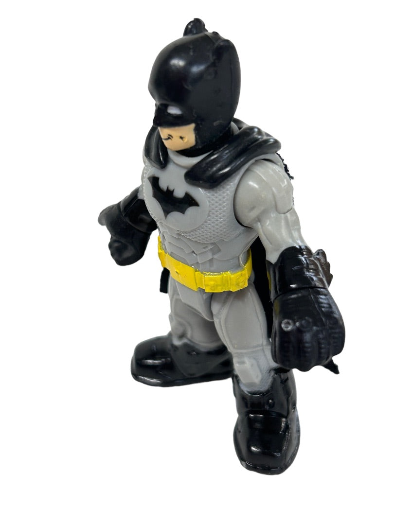 Fisher-Price Imaginext DC Super Friends Batman Gray Yellow Action Figure (S14)