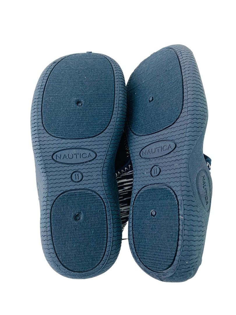 11 Nautica Kids New Bump Toe Water Shoes Sandals Kettle Gulf Navy Blue