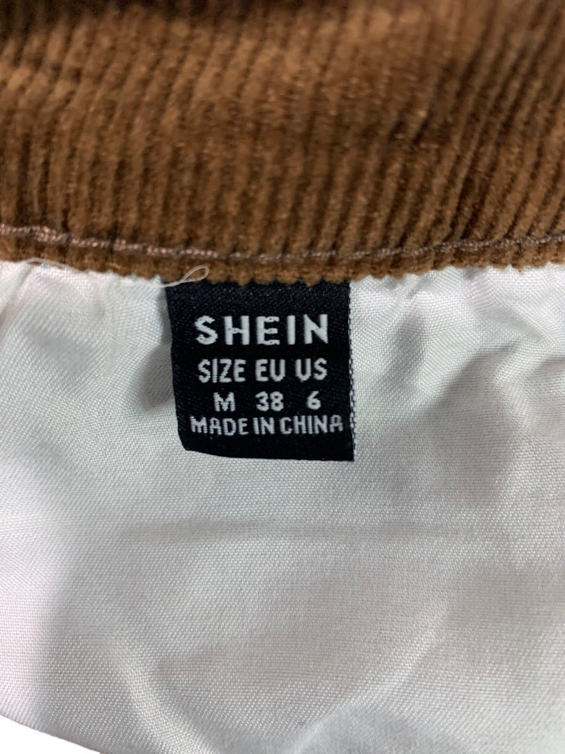 Medium Shein Women's Brown Corduroy Pants Wide Leg 30" Inseam