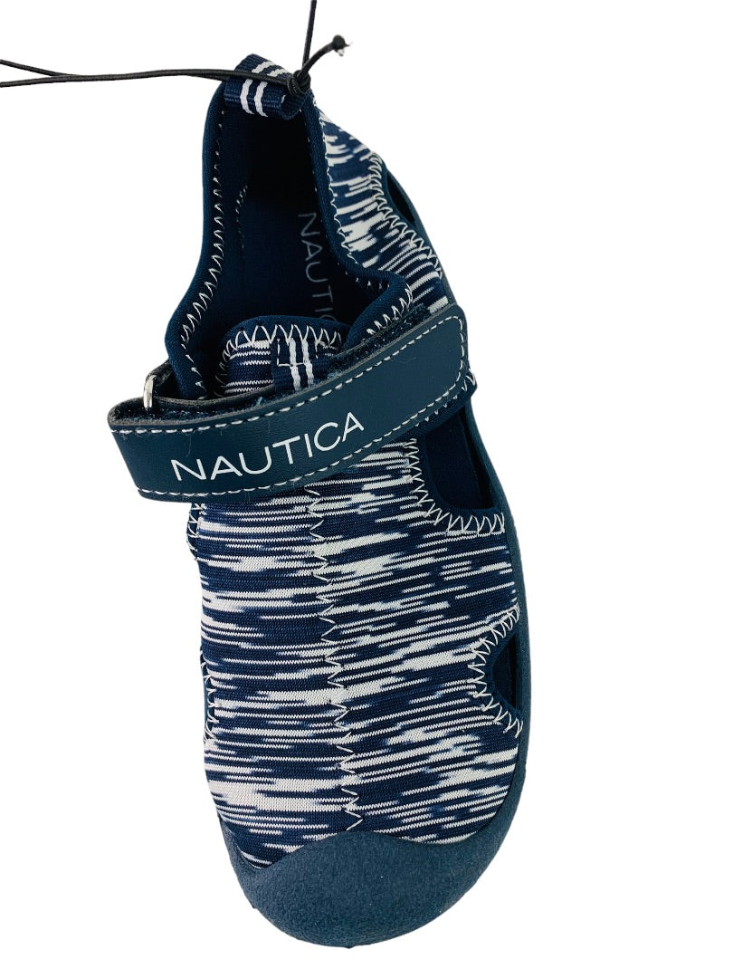 11 Nautica Kids New Bump Toe Water Shoes Sandals Kettle Gulf Navy Blue
