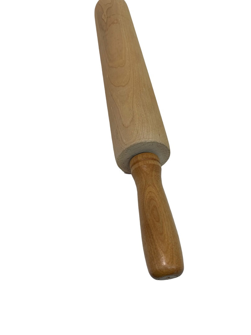 Wooden 20" Rolling Pin Pizza Dough Tool Fondant Roller USA Wells Wood Turning NC