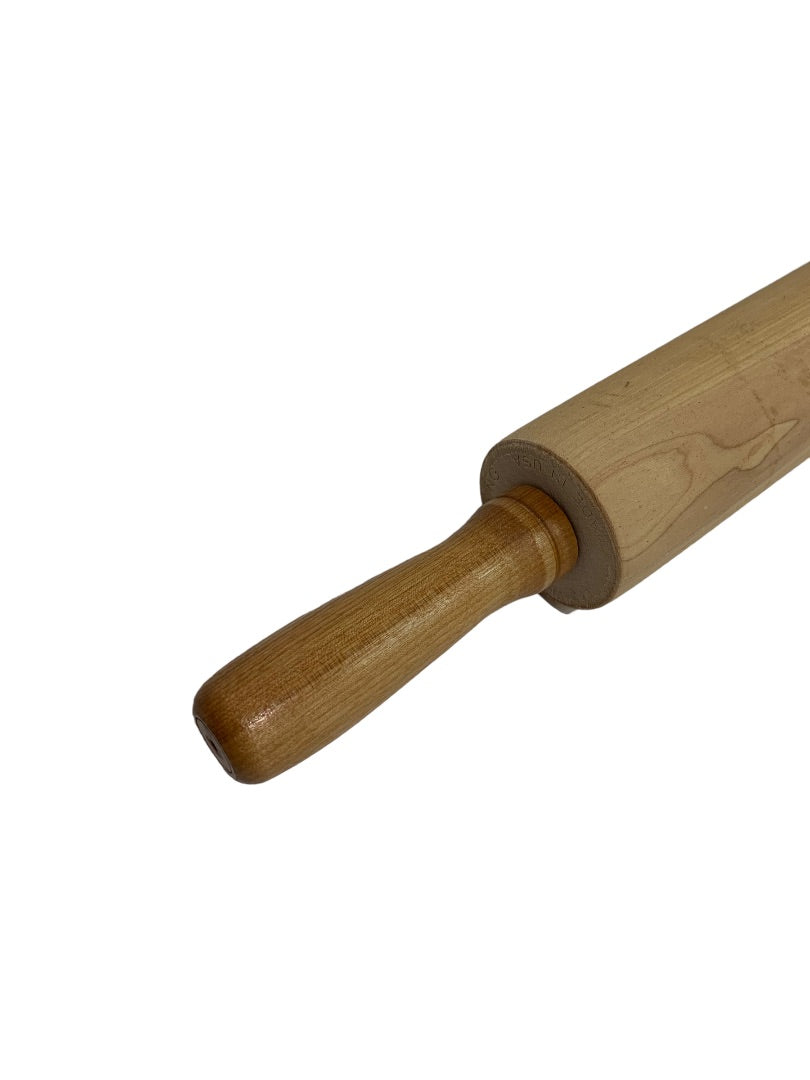 Wooden 20" Rolling Pin Pizza Dough Tool Fondant Roller USA Wells Wood Turning NC