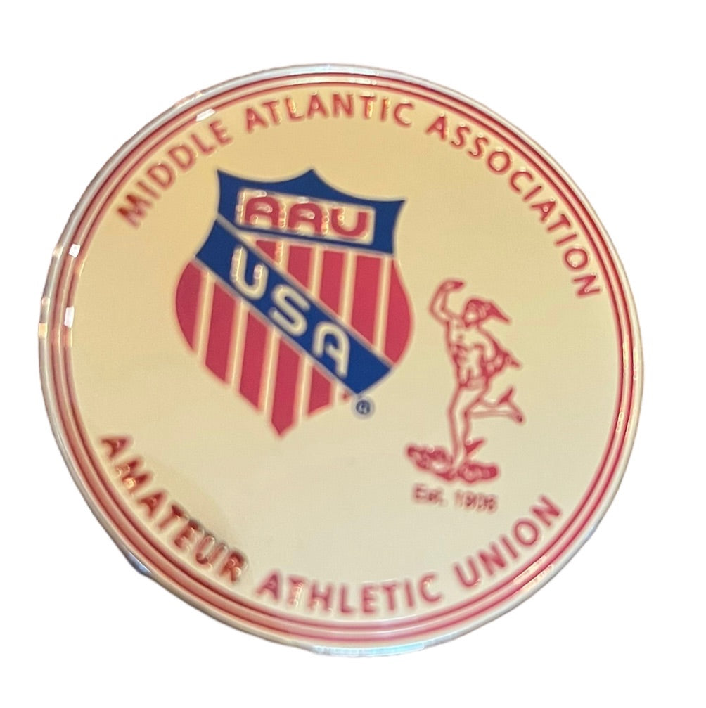 Middle Atlantic Amateur Athletic Association AAU USA Goldtone 1.75" Lapel Pin
