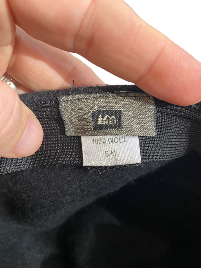 REI 100% Wool Grey Newsboy Hat S/M
