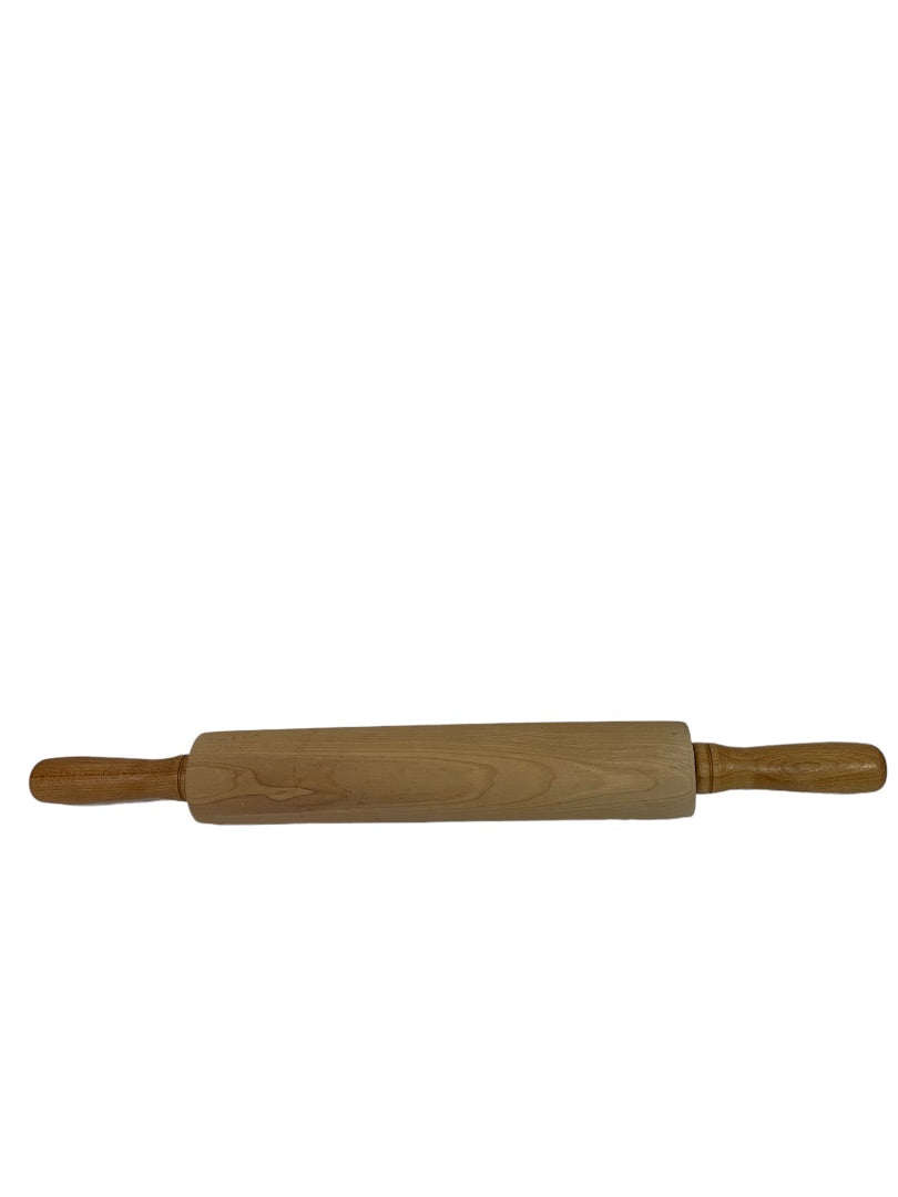 Wooden 20" Rolling Pin Pizza Dough Tool Fondant Roller USA Wells Wood Turning NC