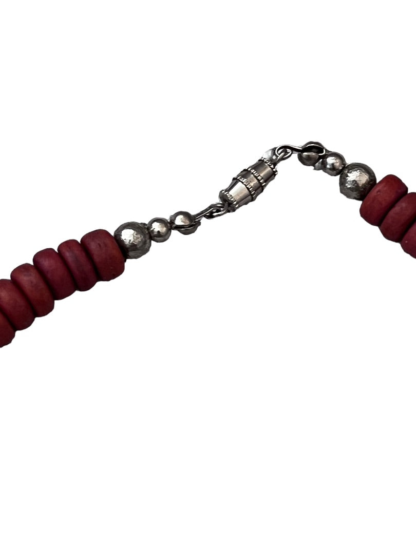 Wooden Beaded Necklace Twisted Multi-Bead Brown Black African Inspired