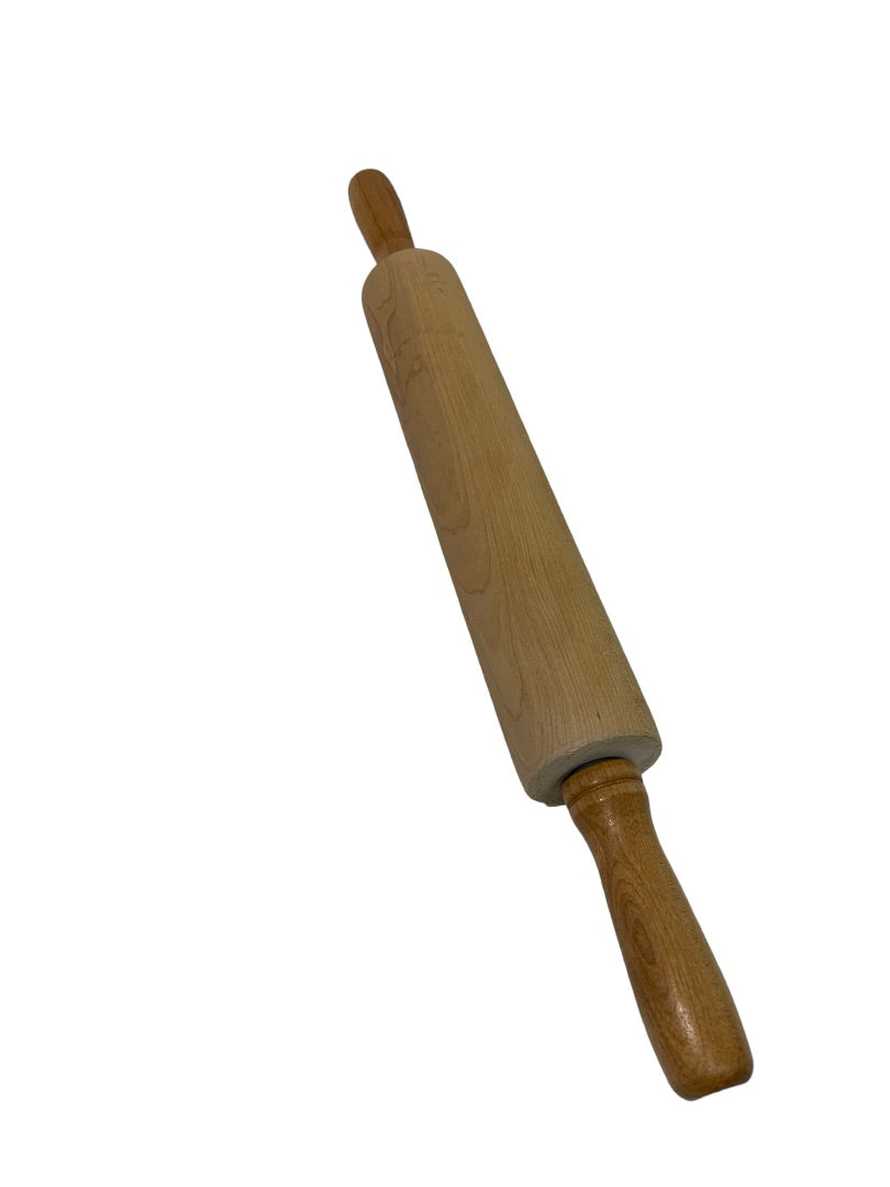 Wooden 20" Rolling Pin Pizza Dough Tool Fondant Roller USA Wells Wood Turning NC