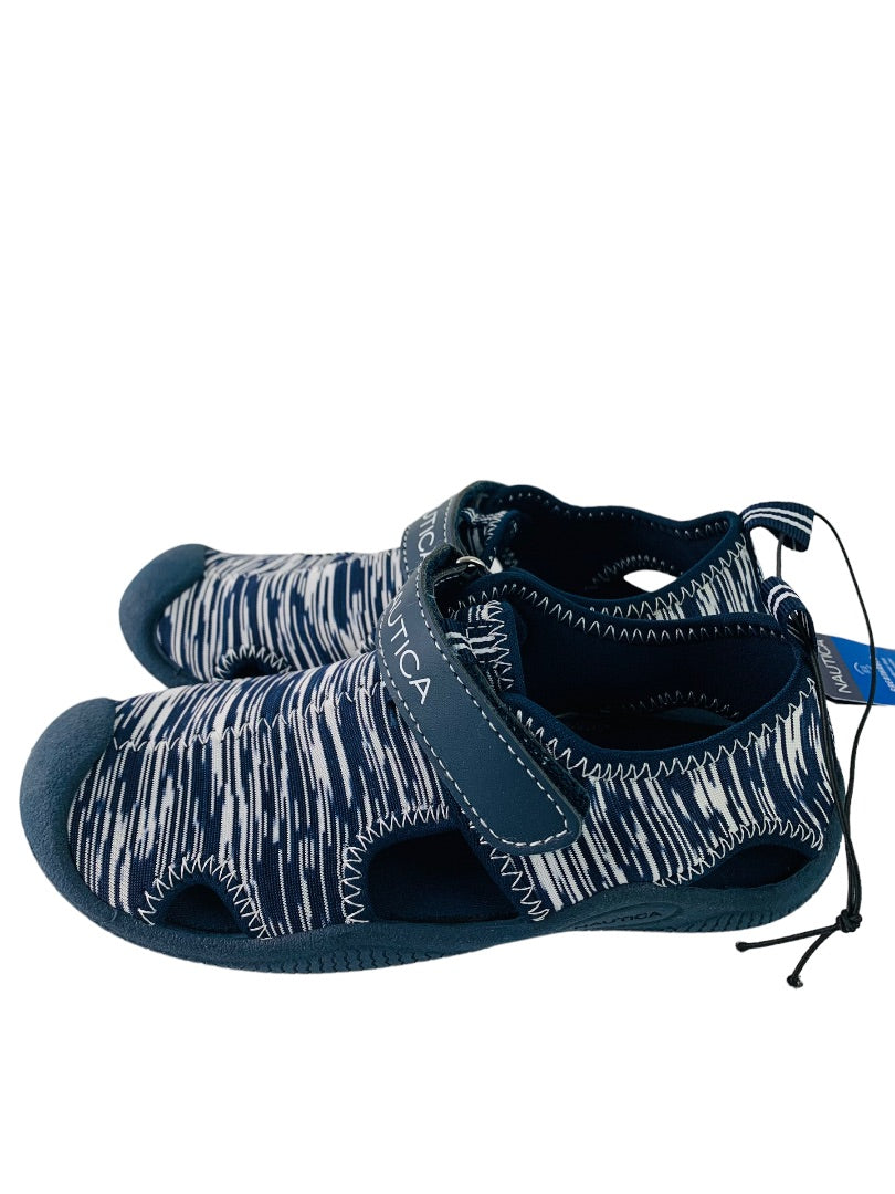 11 Nautica Kids New Bump Toe Water Shoes Sandals Kettle Gulf Navy Blue