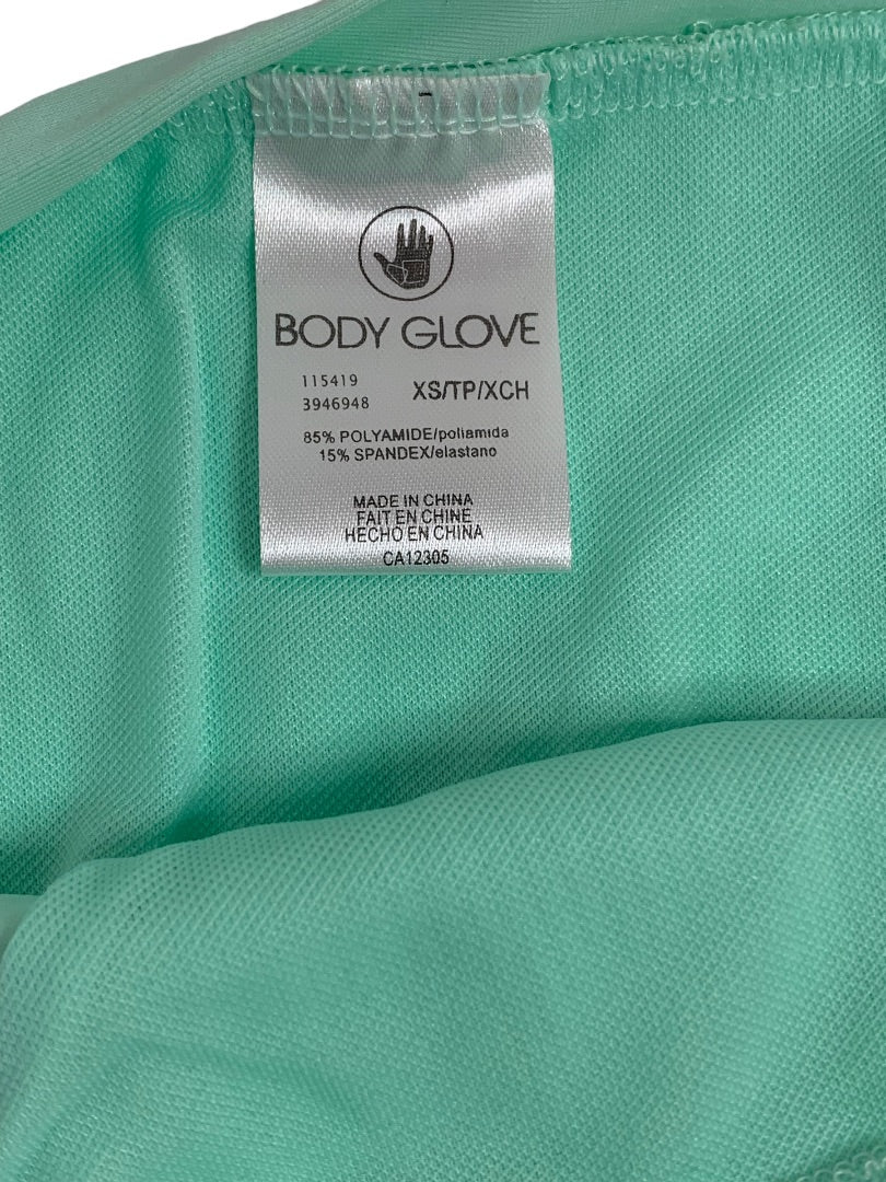 XS Body Glove Women's Audrey Low Rise Bikini Bottom Swimwear New Seafoarm