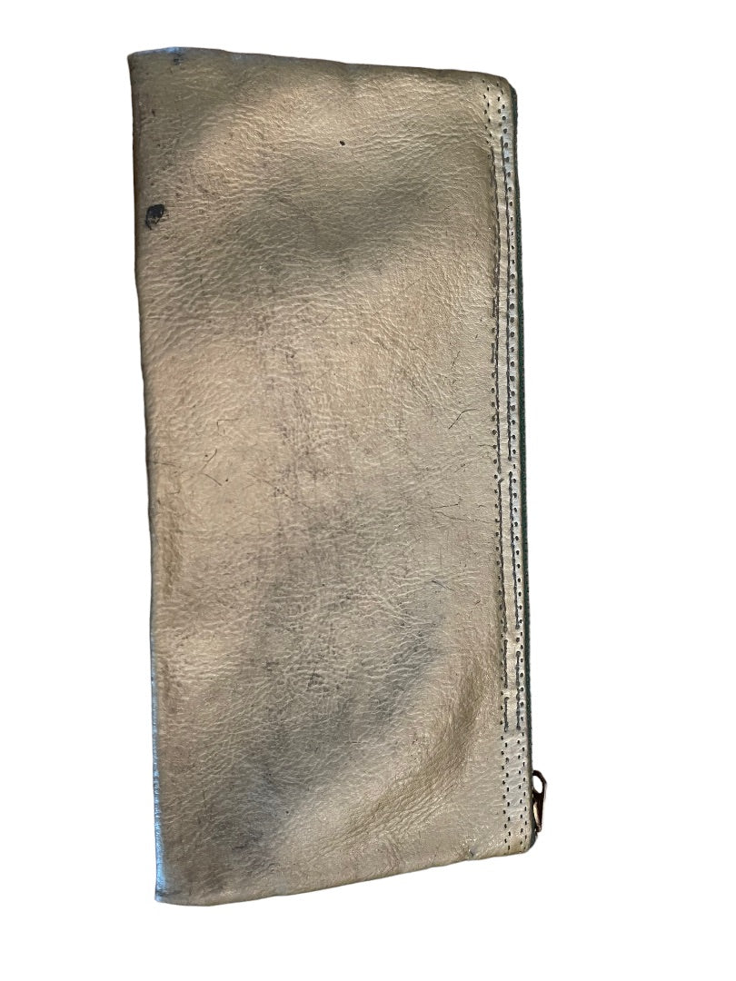 Two Vintage Mellon Bank Zip Top Deposit Money Bags 10.25" x 5.5"