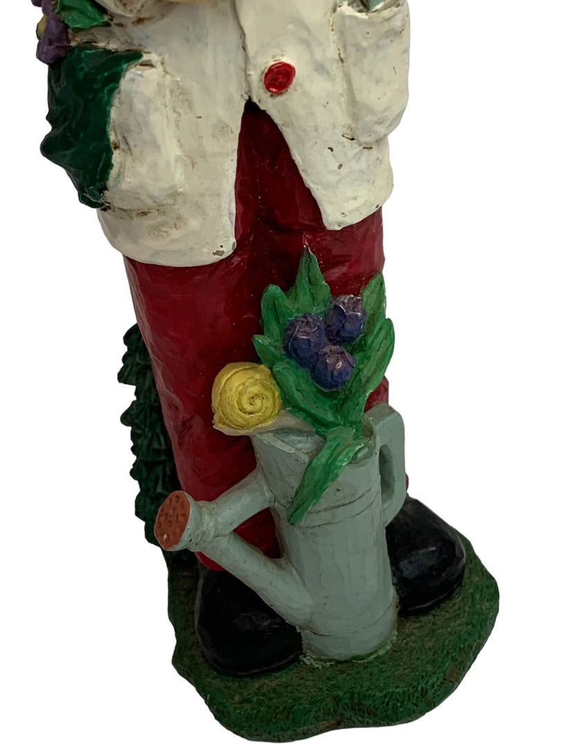 Santa Gardener Santa’s World Christmas Holiday Figure Figurine 12"