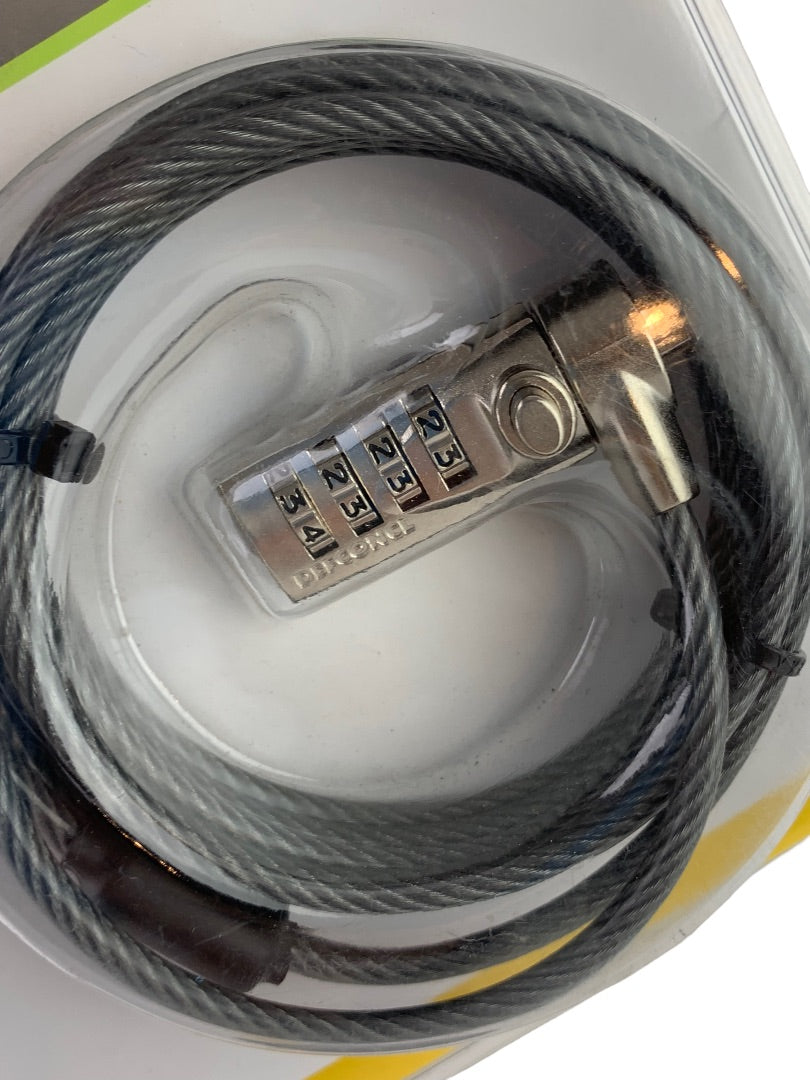 Targus Laptop Cable Lock Defcon CL 6.5ft long Combination Code Security Base