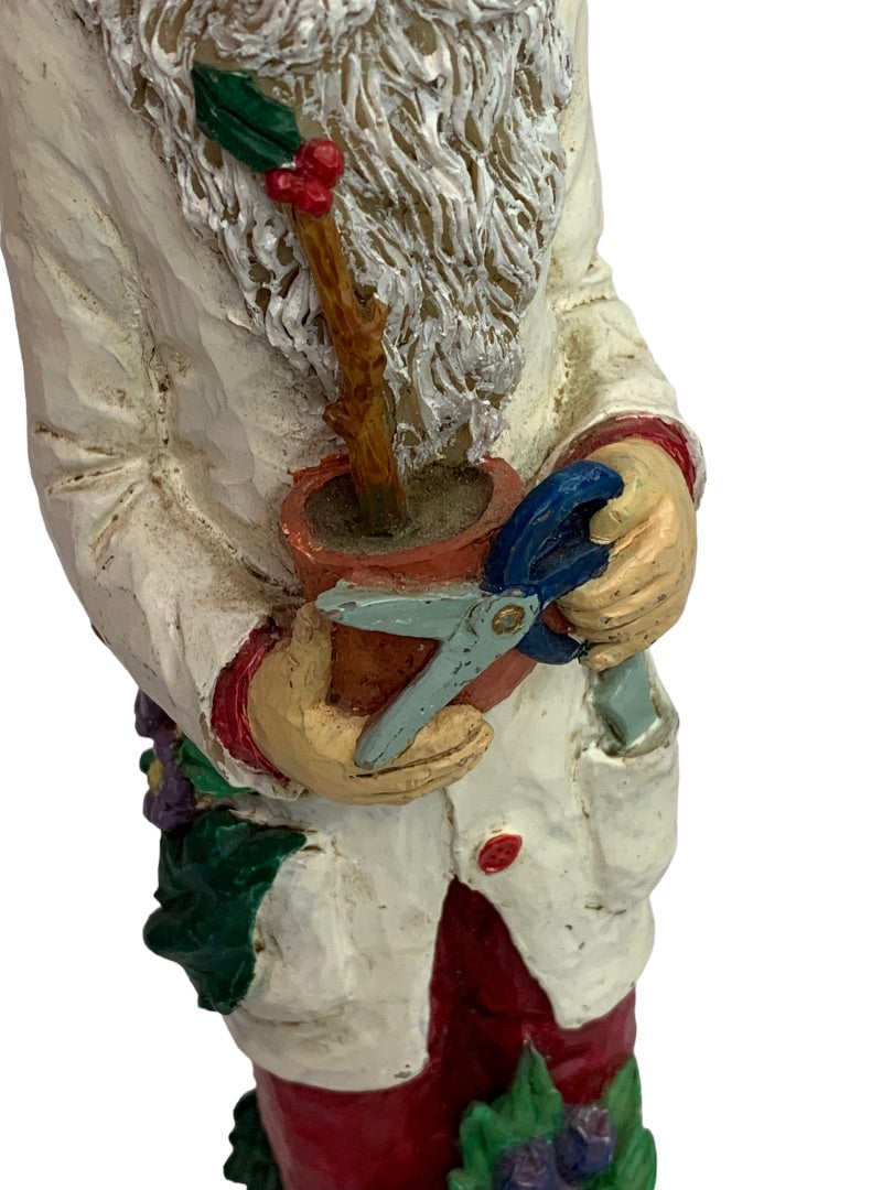 Santa Gardener Santa’s World Christmas Holiday Figure Figurine 12"
