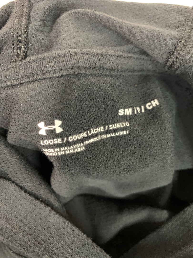 Small Under Armour Women's Black Pullover Jersey Knit Hoodie