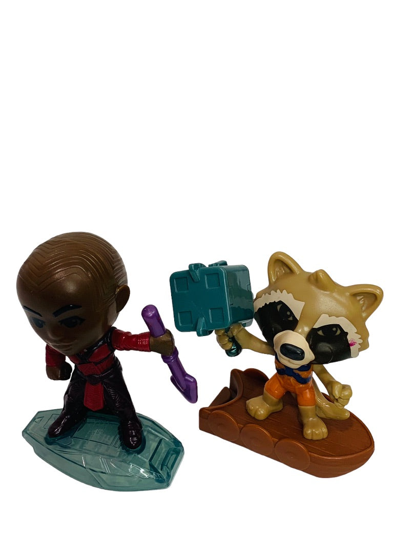 McDonald's Marvel Studio Toys Action Figures Rocket Racoon Okoye 2022