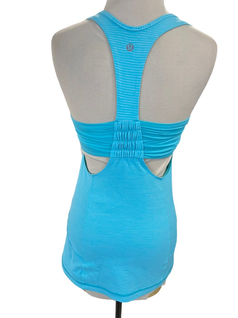 Lululemon Turquoise Workout Tank Top Bra Band No tags