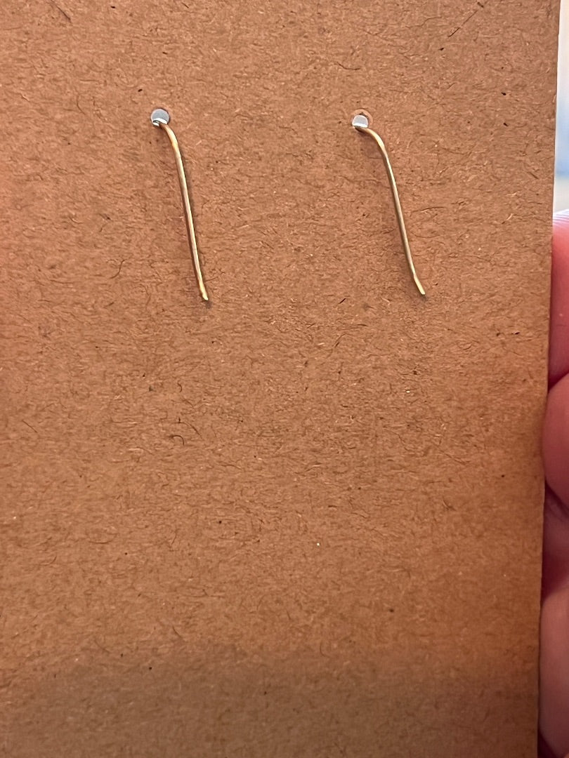 Handmade Mermaid Tail Beaded Dangle Earrings