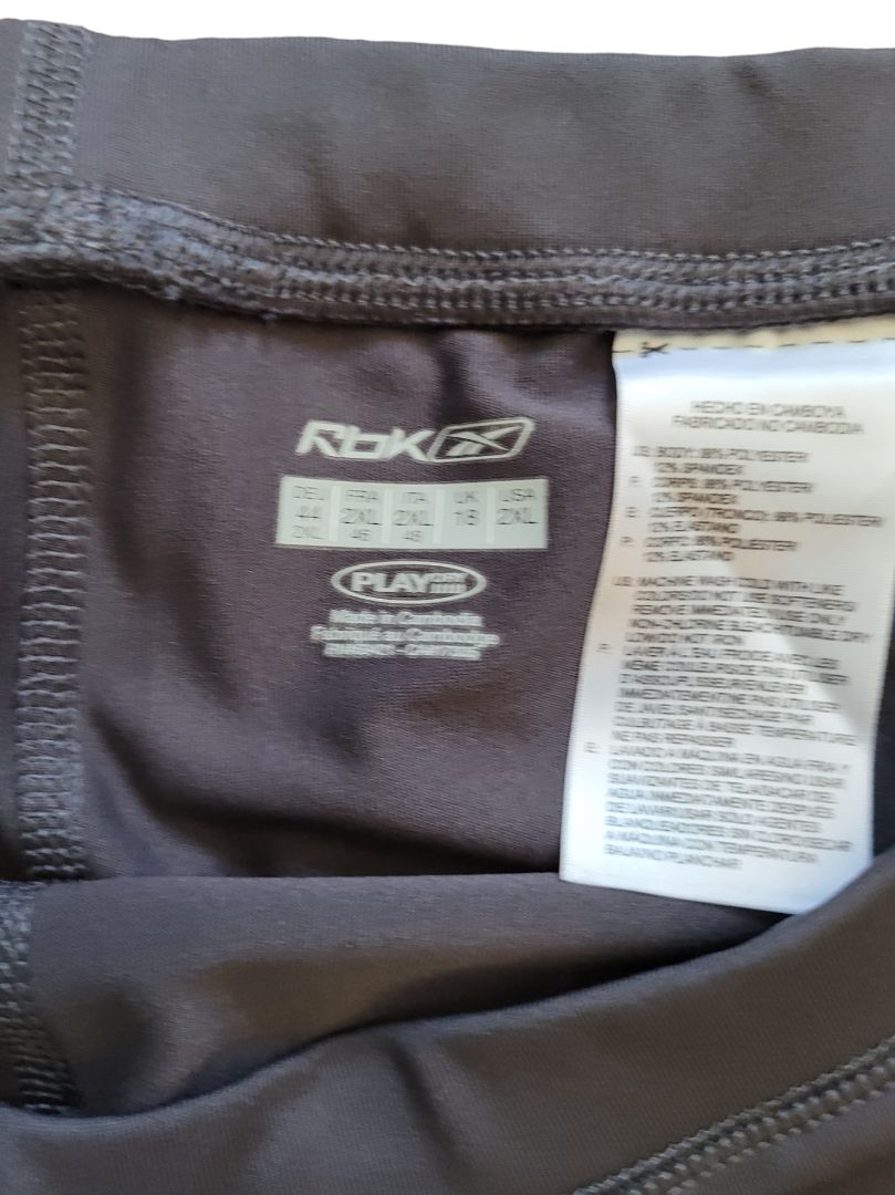 NWT Size 2XL Reebok Play Dry Gray Athletic Shorts
