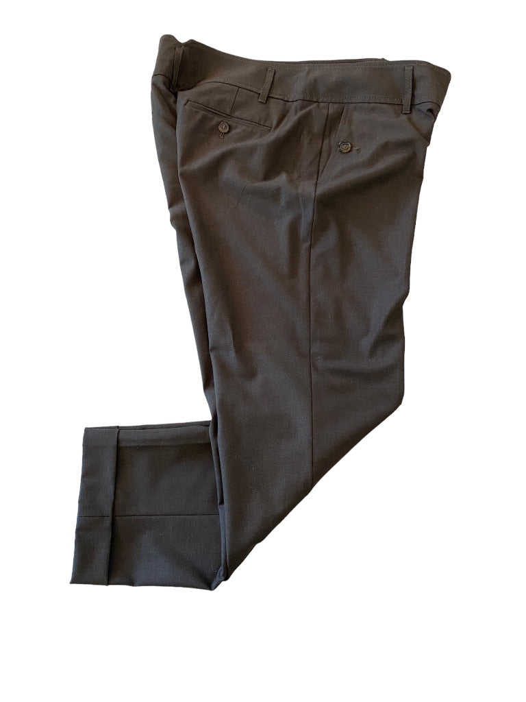 Size 8 LOFT Women's Dark Brown Crop Cuffed Dress Pants 26.5" Inseam Conshy Consignment Size 8 LOFT Women's Dark Brown Crop Cuffed Dress Pants 26.5" Inseam Conshy Consignment