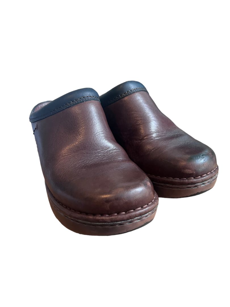 6.5 Ariat Sport Mule 20862 Brown Leather Clogs Slip On